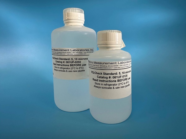 061UF; PQ Check Standard, 5 & 10 µm Bi-Mix, USP Method 2, AD/APS